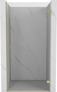 Mexen Lunar-B desna pivot vrata tuš kabine 75 cm, prozirna, zlatna - 832-075-000-50-00-P