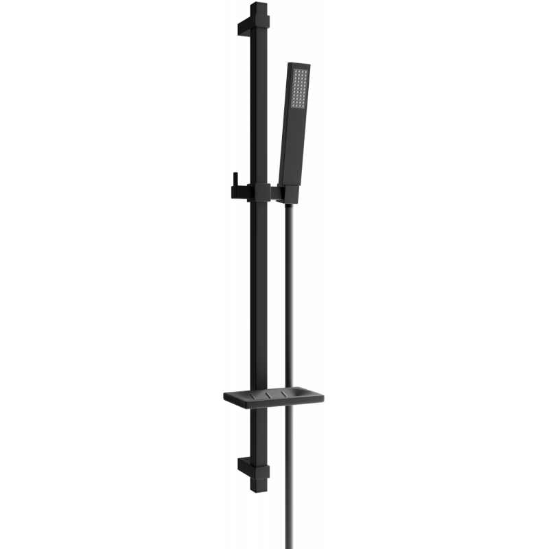 Mexen DQ00 conjunto de duche deslizante, preto - 785004581-70