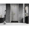 Mexen Lunar-B porte de douche battante droite 85 cm, transparent, doré - 832-085-000-50-00-P