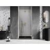 Mexen Lunar-B porte de douche droite battante 65 cm, transparent, or brossé - 832-065-000-55-00-P