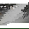 Mexen Kioto vrijstaande douchewand 130 x 200 cm, zwart patroon 8 mm, wit - 800-130-002-20-78