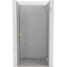 Mexen Lunar-B pare-uksed parempoolsed 85 cm, läbipaistev, kuldne harjatud - 832-085-000-55-00-P
