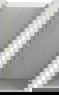 Mexen Lunar-B Duschdrehtür rechts 100 cm, transparent, gold gebürstet - 832-100-000-55-00-P