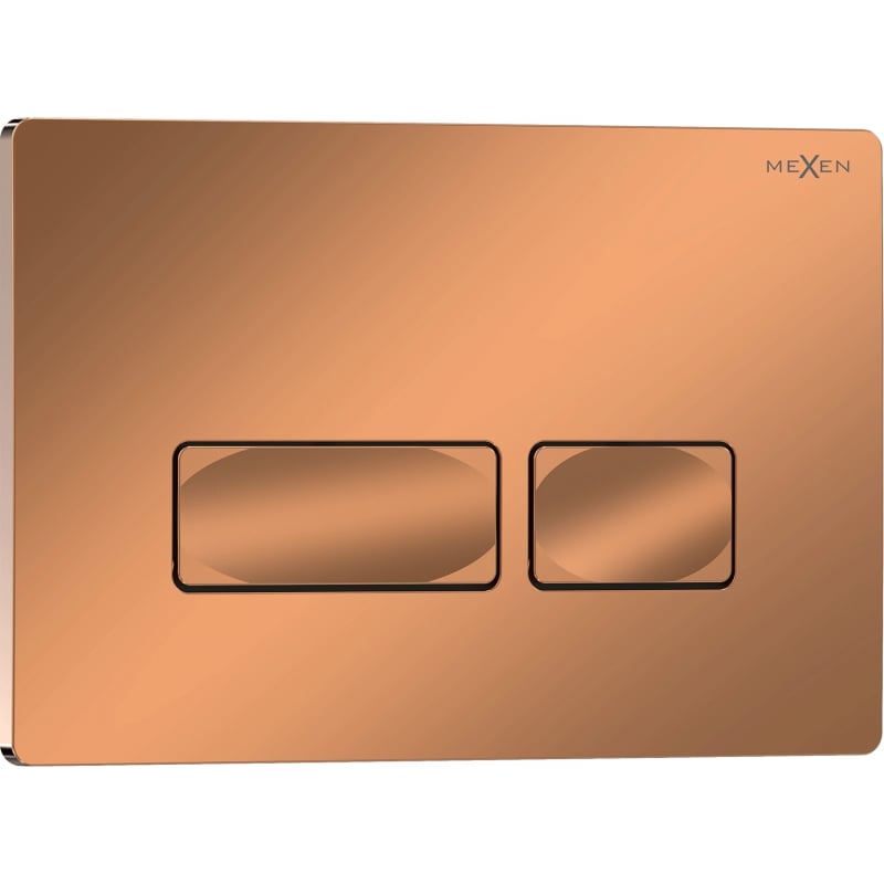 Mexen Tex 04 flush button, shiny rose gold - 6104-09