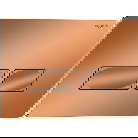 Mexen Tex 04 Spülsystem-Knopf, glänzendes Roségold - 6104-09