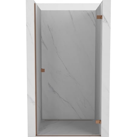 Mexen Lunar-B parema horisontaalne duššiuks 75 cm, läbipaistev, roosa kuld - 832-075-000-60-00-P