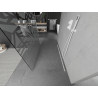 Mexen Kioto mampara de ducha independiente 100 x 200 cm, diseño blanco 8 mm, blanca - 800-100-002-20-85
