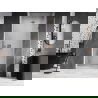Mexen Lunar-B draaideur voor douche rechts 80 cm, transparant, roze goud - 832-080-000-60-00-P