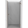 Mexen Lunar-B drzwi prysznicowe uchylne prawe 85 cm, transparent, różowe złoto - 832-085-000-60-00-P