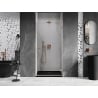 Mexen Lunar-B right-hand hinged shower door 80 cm, transparent, brushed copper - 832-080-000-65-00-P