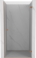 Mexen Lunar-B parema käe 90 cm läbipaistev dušiuks, harjatud vask - 832-090-000-65-00-P