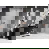 Mexen Lunar-B Duschdrehtür rechts 100 cm, transparent, gebürstetes Kupfer - 832-100-000-65-00-P