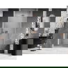 Mexen Lunar-B Duschdrehtür rechts 100 cm, transparent, gebürstetes Kupfer - 832-100-000-65-00-P