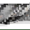 Mexen Lunar-B Duschdrehtür rechts 100 cm, transparent, gebürstetes Kupfer - 832-100-000-65-00-P