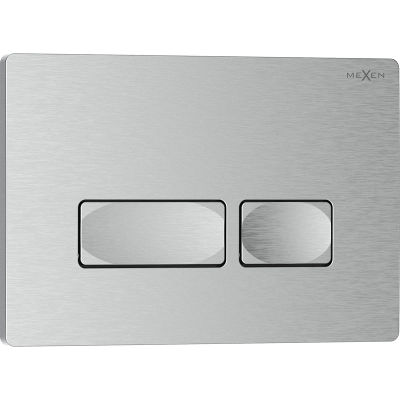 Mexen Tex 04 flush button, brushed nickel - 6104-10