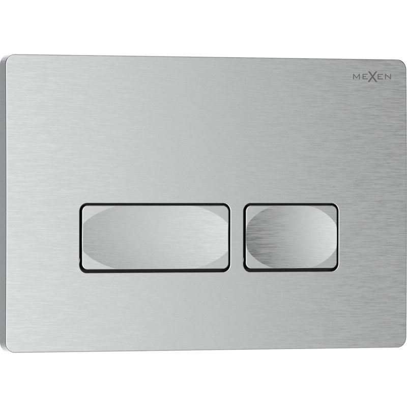 Mexen Tex 04 spoelknop, geborsteld nikkel - 6104-10