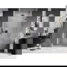 Mexen Lunar-B Duschdrehtür rechts 60 cm, transparent, gebürstet gun gray - 832-060-000-66-00-P