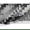 Mexen Lunar-B Duschdrehtür rechts 60 cm, transparent, gebürstet gun gray - 832-060-000-66-00-P