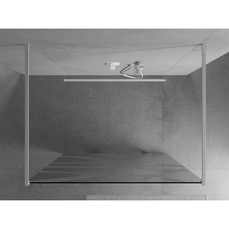 Mexen Kioto freestanding dušisein 110 x 200 cm, valge laine 8 mm, valge - 800-110-002-20-97