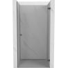 Mexen Lunar-B 70 cm right-hinged shower door, transparent, brushed gun gray - 832-070-000-66-00-P