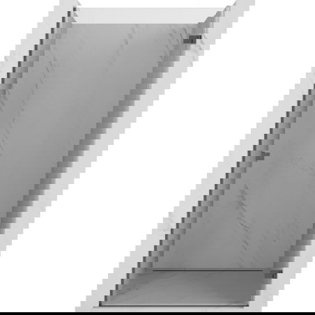 Mexen Lunar-B Duschklapptür rechts 100 cm, transparent, gebürstet gun gray - 832-100-000-66-00-P