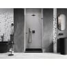Mexen Lunar-B drzwi prysznicowe uchylne prawe 100 cm, transparent, gun gray szczotkowany - 832-100-000-66-00-P