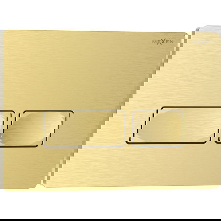 Mexen Tex 04 flush button, brushed gold - 6104-11