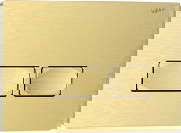 Mexen Tex 04 flush button, brushed gold - 6104-11