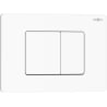 Mexen Tex 05 flush button stainless steel, glossy white - 6105-01