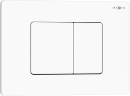 Mexen Tex 05 κουμπί έκπλυσης, ανοξείδωτος χάλυβας, λευκό γυαλιστερό - 6105-01