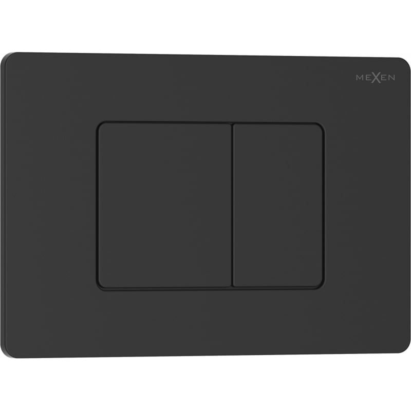 Mexen Tex 05 botón de descarga acero inoxidable, negro mate - 6105-02