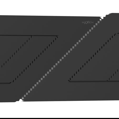 Mexen Tex 05 botón de descarga acero inoxidable, negro mate - 6105-02