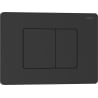 Mexen Tex 05 Spültaste Edelstahl, schwarz matt - 6105-02