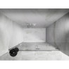 Mexen Lunar L drzwi prysznicowe uchylne prawe 130 cm, transparent, białe - 834L-130-000-20-00-P