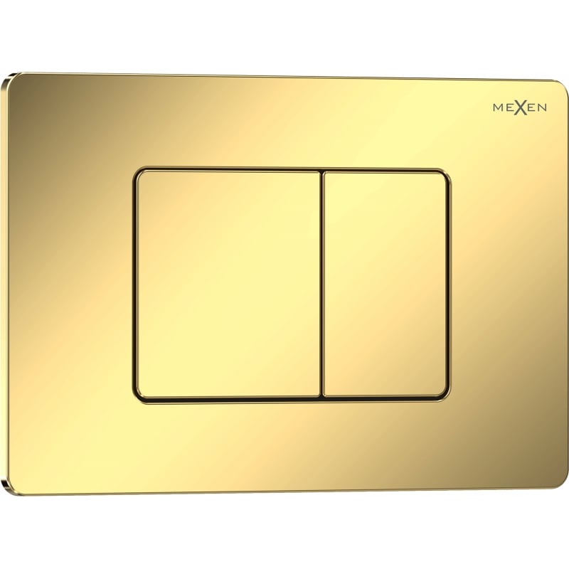 Mexen Tex 05 botón de descarga acero inoxidable, dorado champán brillante - 6105-08