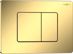 Mexen Tex 05 botão de descarga aço inoxidável, dourado champanhe brilhante - 6105-08