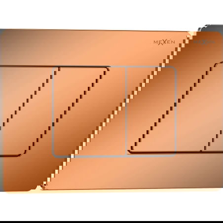 Mexen Tex 05 Spélknapp aus Edelstahl, glänzendes Rousgold - 6105-09