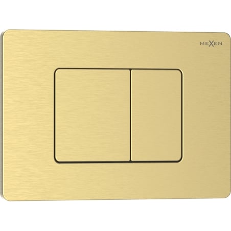 Mexen Tex 05 Flush Button Stainless Steel, Brushed Gold - 6105-11