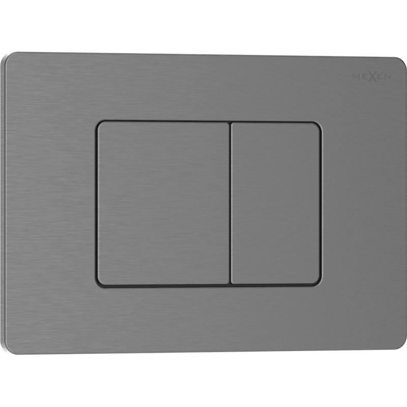 Mexen Tex 05 loputusnupp roostevaba teras, harjatud gun gray - 6105-12
