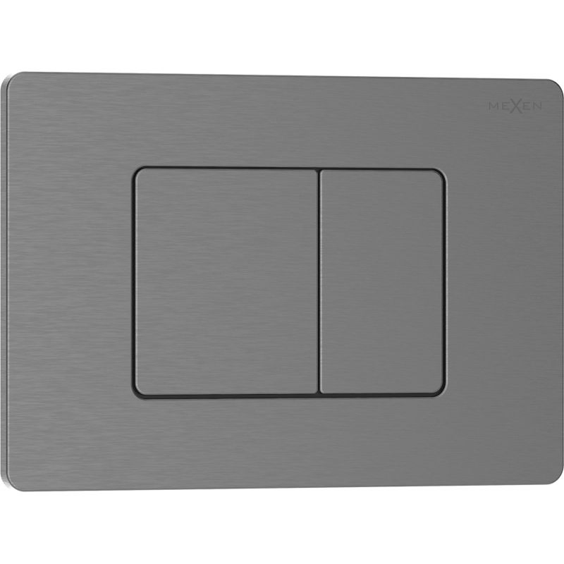 Mexen Tex 05 spoelknop roestvrij staal, geborsteld gun gray - 6105-12