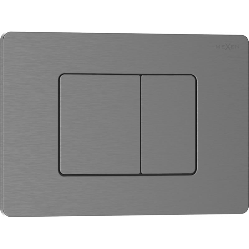 Mexen Tex 05 Spültaste Edelstahl, gun grey gebürstet - 6105-12