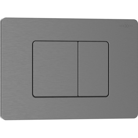 Mexen Tex 05 loputusnupp roostevaba teras, harjatud gun gray - 6105-12