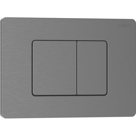 Mexen Tex 05 Spültaste Edelstahl, gun grey gebürstet - 6105-12