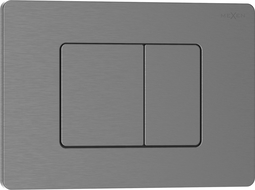 Mexen Tex 05 flush button stainless steel, gun gray brushed - 6105-12