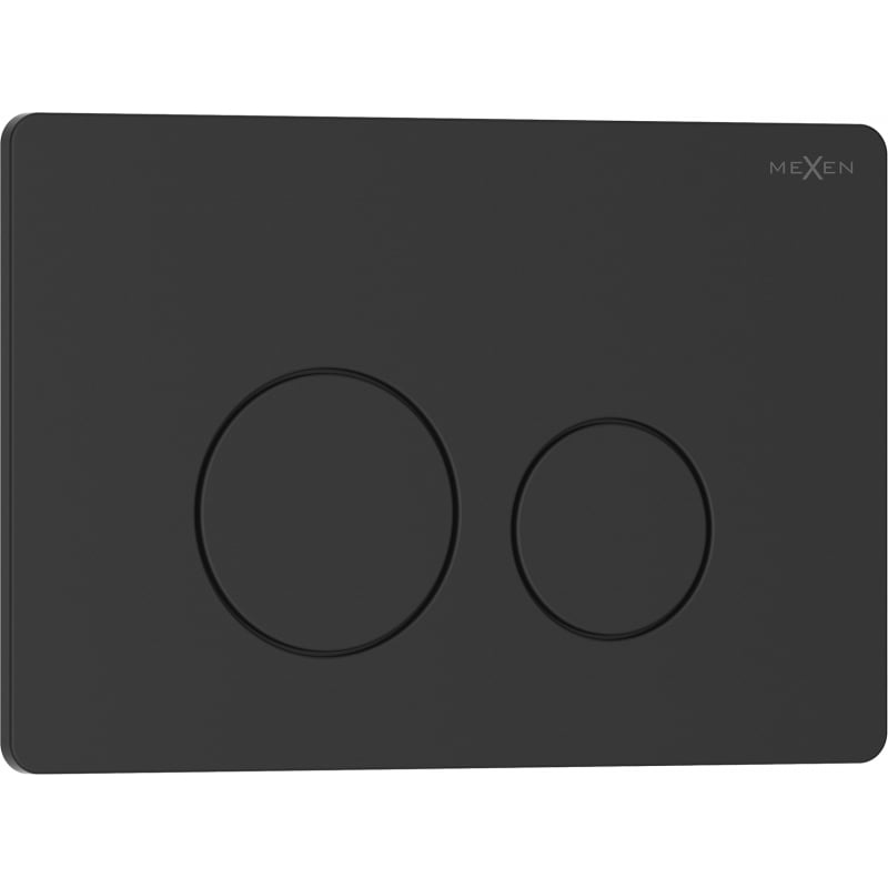 Mexen Tex 06 flush button stainless steel, matte black - 6106-02