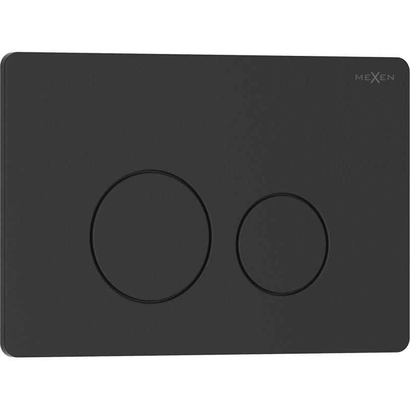Mexen Tex 06 Spültaste Edelstahl, Schwarz Matt - 6106-02