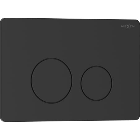 Mexen Tex 06 bouton de chasse d'eau acier inoxydable, noir mat - 6106-02