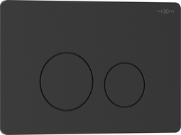 Mexen Tex 06 bouton de chasse d'eau acier inoxydable, noir mat - 6106-02