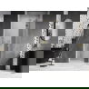 Mexen Lunar L openslaande douchedeur rechts 75 cm, transparant, goud - 834L-075-000-50-00-P