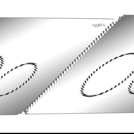 Mexen Tex 06 huuhtelupainike ruostumaton teräs, kiiltävä kromi - 6106-03